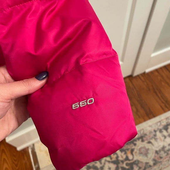 Hot pink north face puffer jacket 500 EUC goose down - Picture 6 of 8